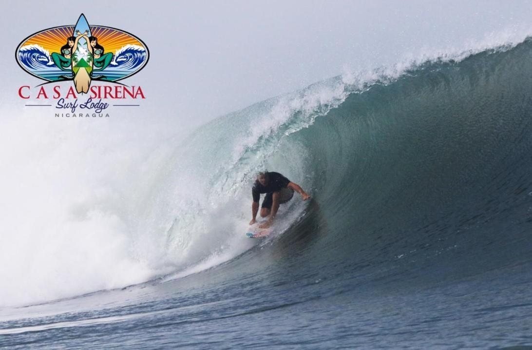 Sirena Surf Lodge Miramar Nicaragua Eksteriør billede